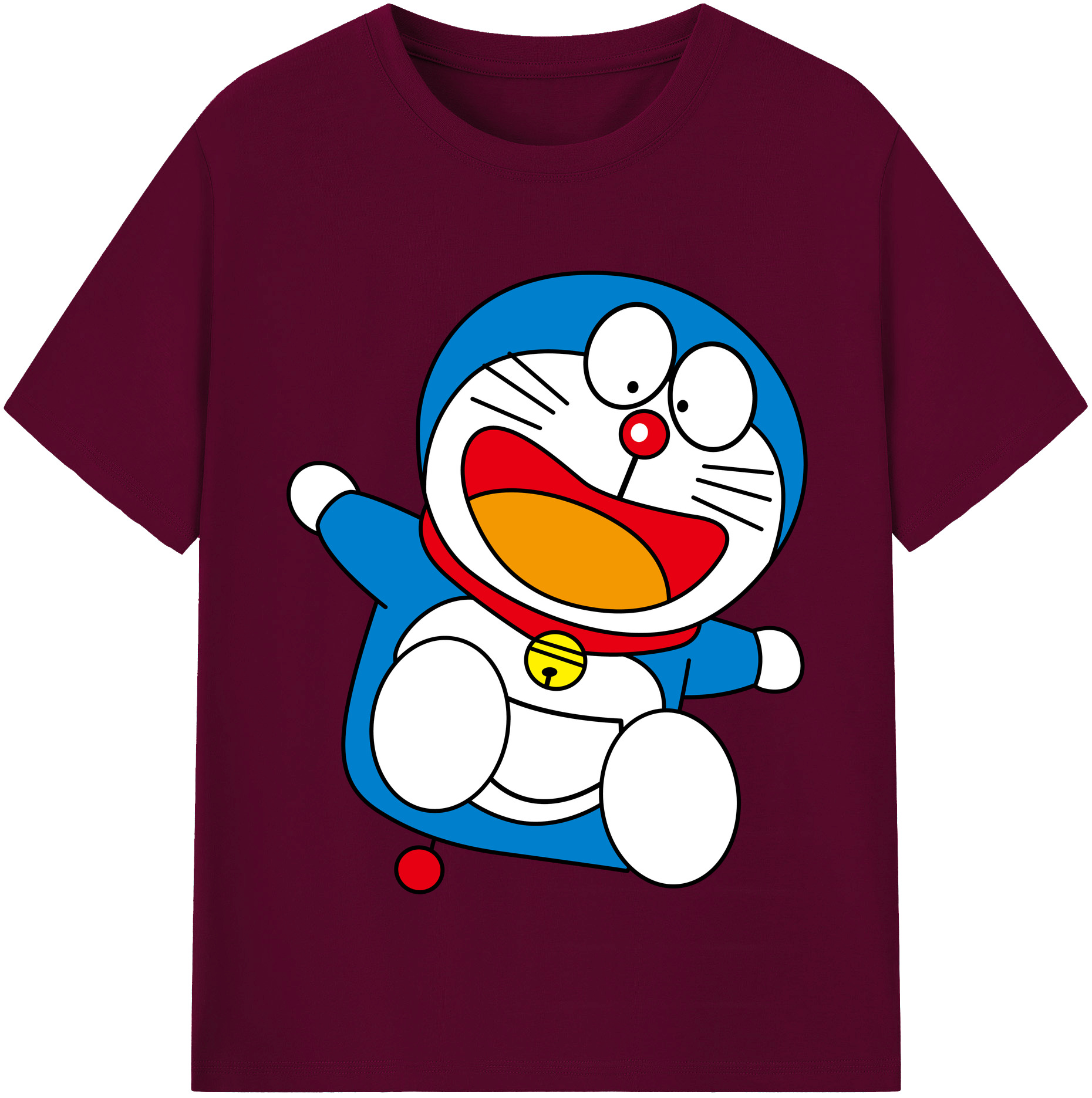 （画像用） ドラえもん Doraemon レディースカジュアルプリントTシャツ（綿100％）